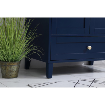 Elegant Bathroom Vanity - Blue (VF18030BL-BS)