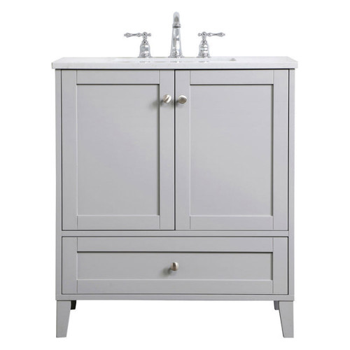 Elegant Bathroom Vanity - Gray (VF18030GR)