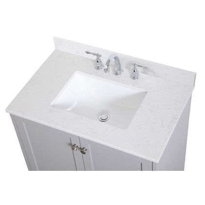 Elegant Bathroom Vanity - Gray (VF18030GR-BS)