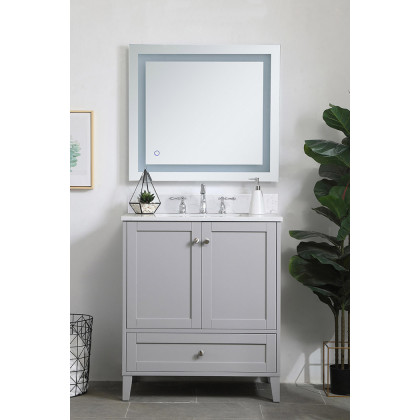 Elegant Bathroom Vanity - Gray (VF18030GR-BS)