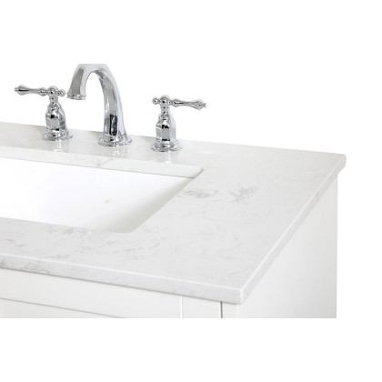 Elegant Bathroom Vanity - White (VF18030WH)