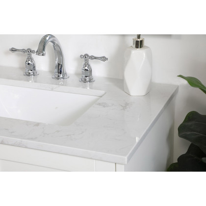 Elegant Bathroom Vanity - White (VF18030WH)