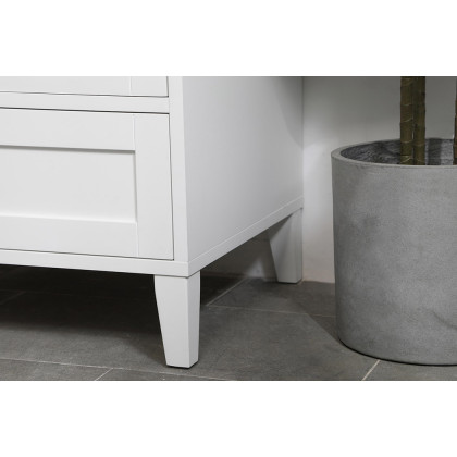Elegant Bathroom Vanity - White (VF18030WH)
