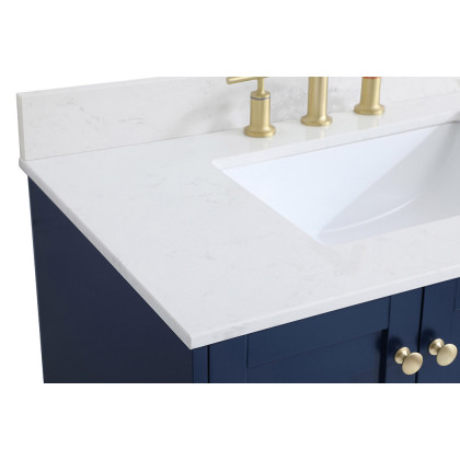 Elegant Bathroom Vanity - Blue (VF18036BL-BS)