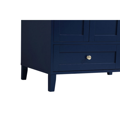 Elegant Bathroom Vanity - Blue (VF18036BL-BS)