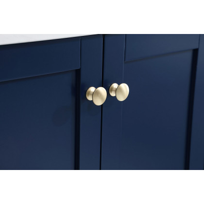 Elegant Bathroom Vanity - Blue (VF18036BL-BS)