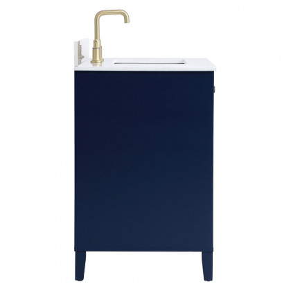 Elegant Bathroom Vanity - Blue (VF18036BL-BS)
