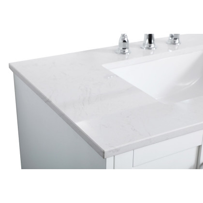 Elegant Bathroom Vanity - White (VF18036WH)