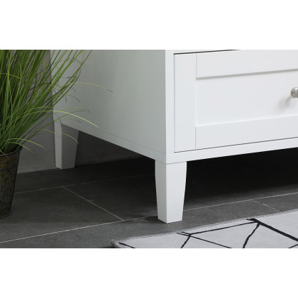 Elegant Bathroom Vanity - White (VF18036WH)