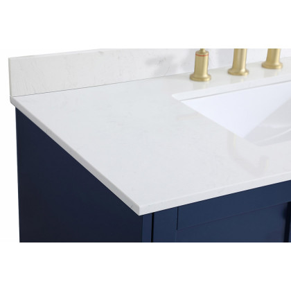 Elegant Bathroom Vanity - Blue (VF18042BL-BS)