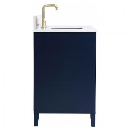 Elegant Bathroom Vanity - Blue (VF18042BL-BS)