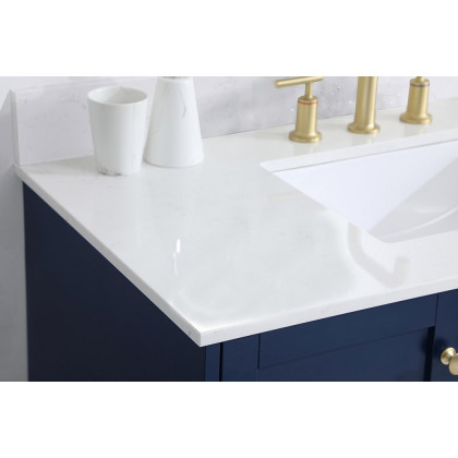 Elegant Bathroom Vanity - Blue (VF18042BL-BS)