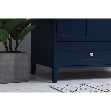 Elegant Bathroom Vanity - Blue (VF18042BL-BS)