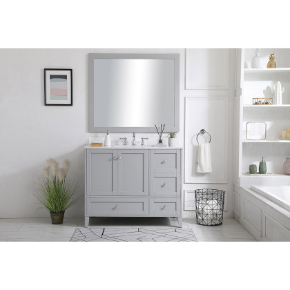 Elegant Bathroom Vanity - Gray (VF18042GR-BS)