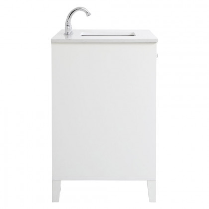 Elegant Bathroom Vanity - White (VF18042WH)