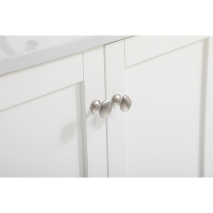 Elegant Bathroom Vanity - White (VF18042WH)