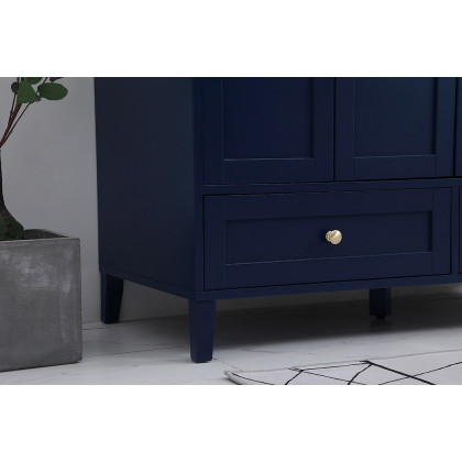 Elegant Bathroom Vanity - Blue (VF18048BL-BS)