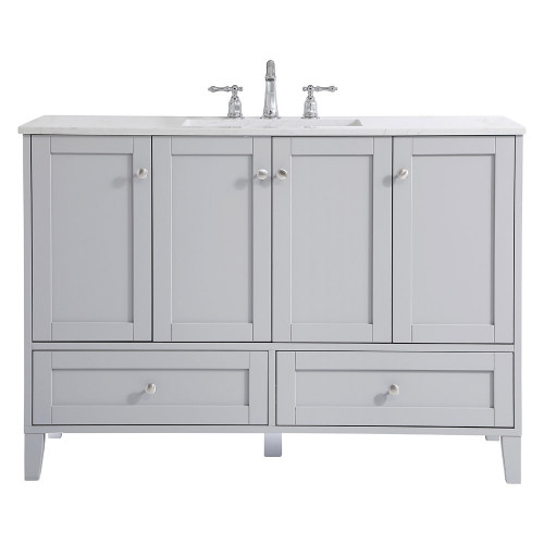 Elegant Bathroom Vanity - Gray (VF18048GR)
