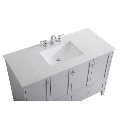 Elegant Bathroom Vanity - Gray (VF18048GR)