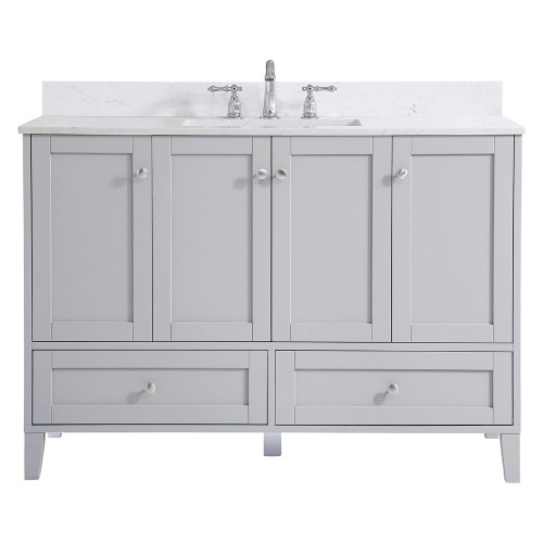 Elegant Bathroom Vanity - Gray (VF18048GR-BS)