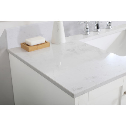 Elegant Bathroom Vanity - White (VF18048WH-BS)