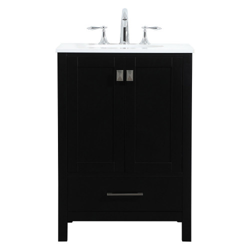 Elegant Bathroom Vanity - Black (VF18824BK)
