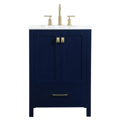 Elegant Bathroom Vanity - Blue (VF18824BL)