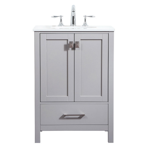 Elegant Bathroom Vanity - Gray (VF18824GR)