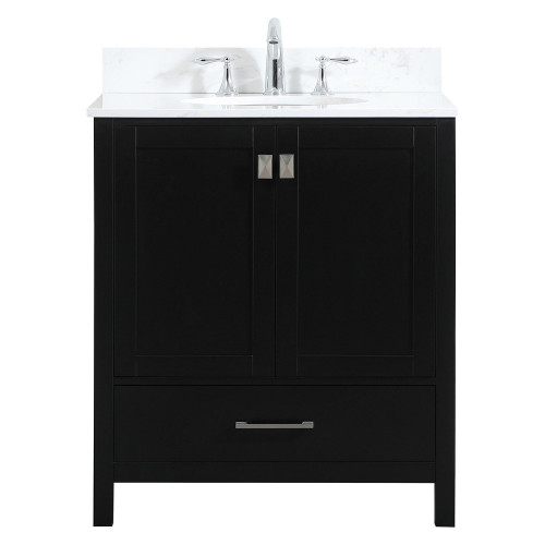 Elegant Bathroom Vanity - Black (VF18830BK-BS)