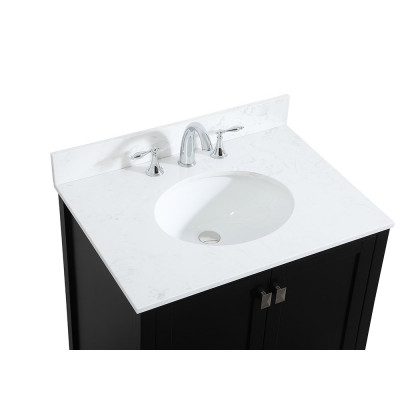 Elegant Bathroom Vanity - Black (VF18830BK-BS)