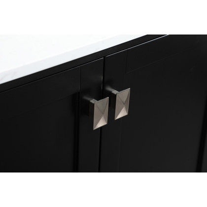 Elegant Bathroom Vanity - Black (VF18830BK-BS)