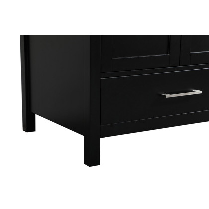 Elegant Bathroom Vanity - Black (VF18830BK-BS)