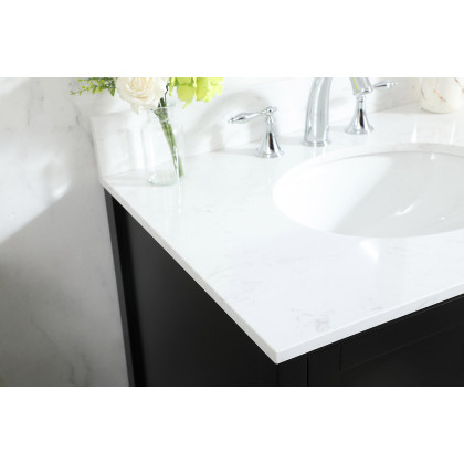 Elegant Bathroom Vanity - Black (VF18830BK-BS)