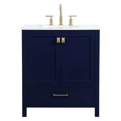 Elegant Bathroom Vanity - Blue (VF18830BL)