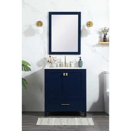 Elegant Bathroom Vanity - Blue (VF18830BL-BS)