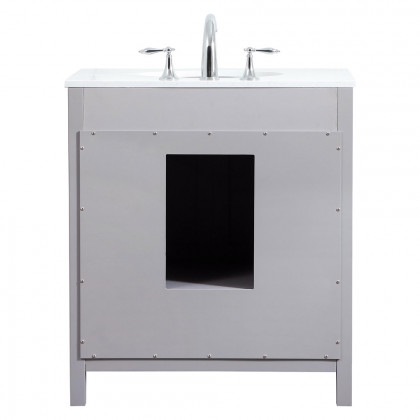 Elegant Bathroom Vanity - Gray (VF18830GR)