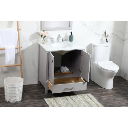 Elegant Bathroom Vanity - Gray (VF18830GR)