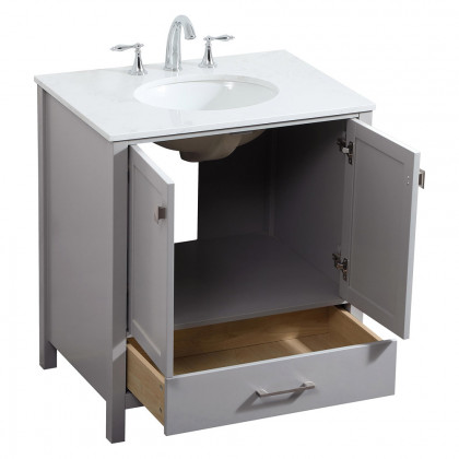 Elegant Bathroom Vanity - Gray (VF18830GR)