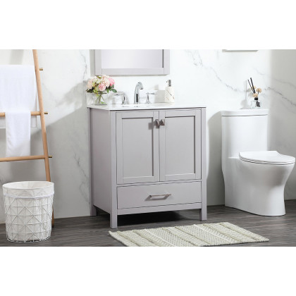 Elegant Bathroom Vanity - Gray (VF18830GR-BS)
