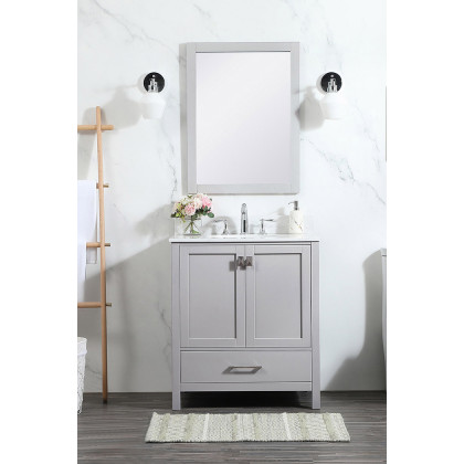 Elegant Bathroom Vanity - Gray (VF18830GR-BS)