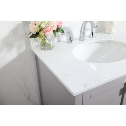 Elegant Bathroom Vanity - Gray (VF18830GR-BS)