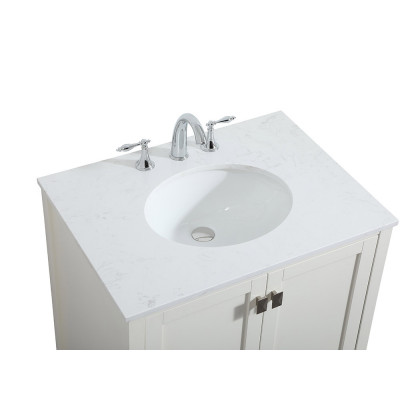 Elegant Bathroom Vanity - White (VF18830WH)
