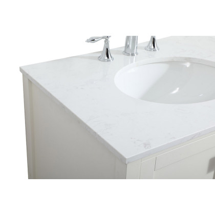 Elegant Bathroom Vanity - White (VF18830WH)