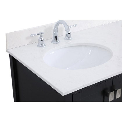 Elegant Bathroom Vanity - Black (VF18832BK-BS)