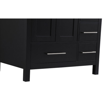 Elegant Bathroom Vanity - Black (VF18832BK-BS)