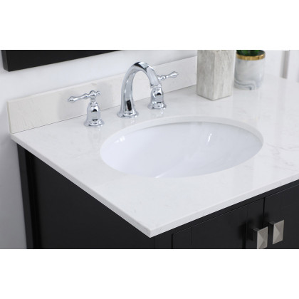 Elegant Bathroom Vanity - Black (VF18832BK-BS)