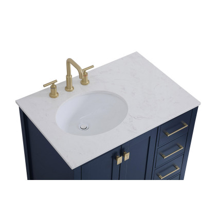 Elegant Bathroom Vanity - Blue (VF18832BL)