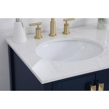 Elegant Bathroom Vanity - Blue (VF18832BL)