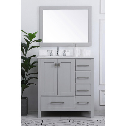 Elegant Bathroom Vanity - Gray (VF18832GR-BS)