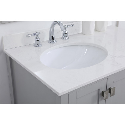 Elegant Bathroom Vanity - Gray (VF18832GR-BS)